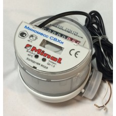 Счетчик холодной воды Миномесс СВХИ 40°C, DN 15 ,Qn 1,5 L-80 mm, G3/4"B с импульсным датчиком ( 1 L/lmp )